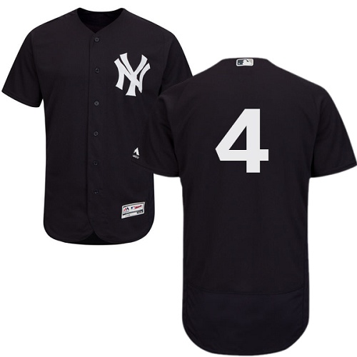 Yankees 4 Lou Gehrig Navy Flexbase Jersey