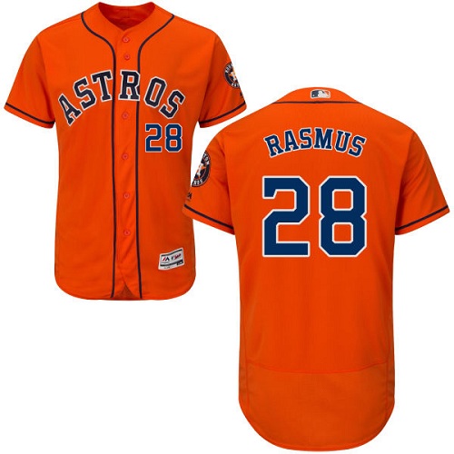 Astros 28 Colby Rasmus Orange Flexbase Jersey