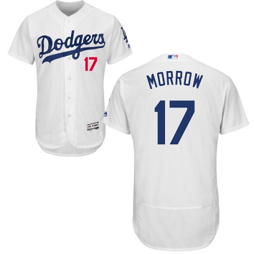 Dodgers 17 Brandon Morrow White Flexbase Jersey