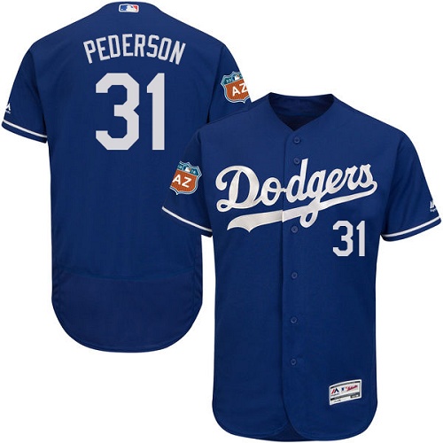 Dodgers 31 Joc Pederson Blue Flexbase Jersey