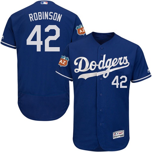 Dodgers 42 Jackie Robinson Blue Flexbase Jersey