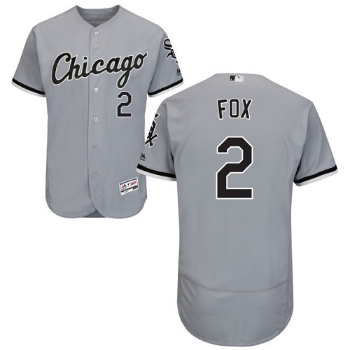 White Sox 2 Nellie Fox Gray Flexbase Jersey