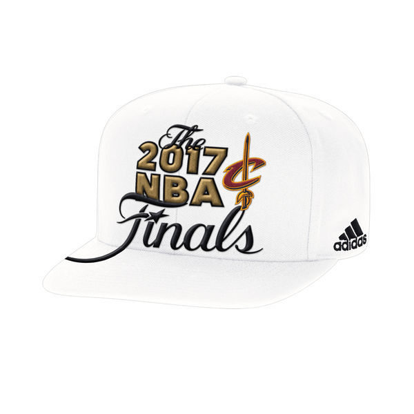 Cavaliers 2017 NBA Finals White Adjustable Hat GS