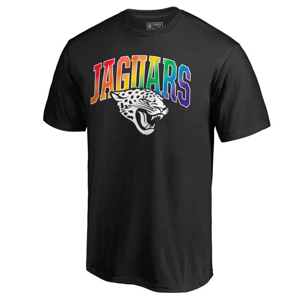 Men's Jacksonville Jaguars NFL Pro Line by Fanatics Branded Black Big & Tall Pride T-Shirt