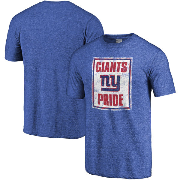 New York Giants NFL Pro Line Hometown Collection Tri Blend T-Shirt Royal