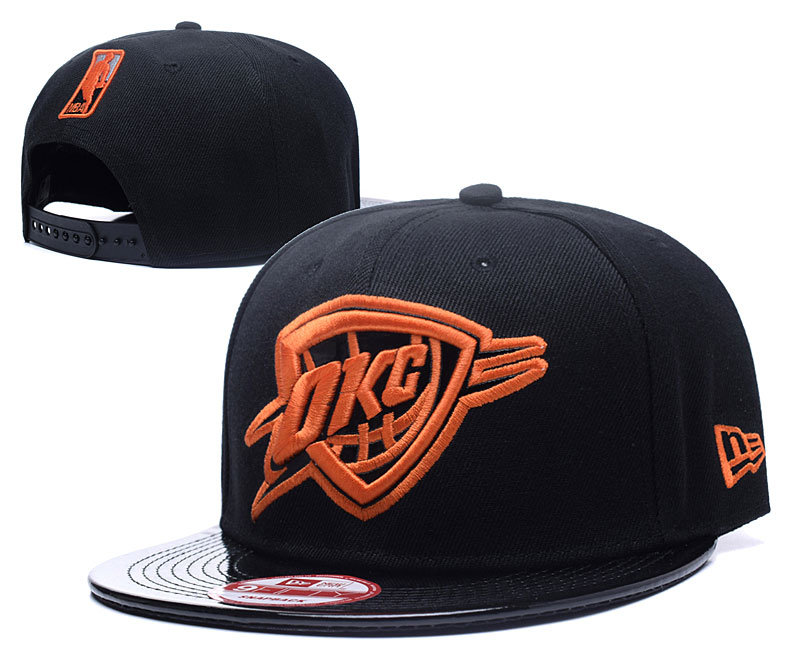 Thunder Team Logo Black Adjustable Hat YS