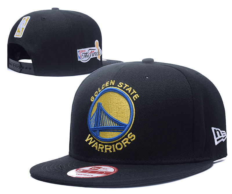 Warriors Black 2017 The Finals Adjustable Hat GS