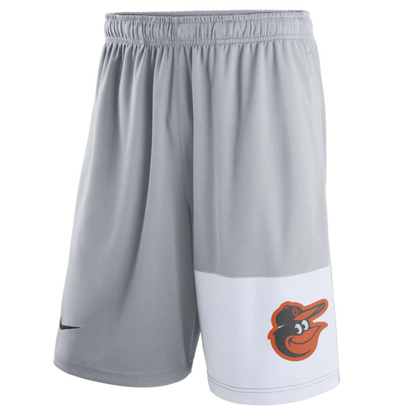Men's Baltimore Orioles Nike Gray Dry Fly Shorts