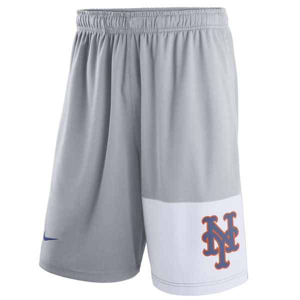 Men's New York Mets Nike Gray Dry Fly Shorts