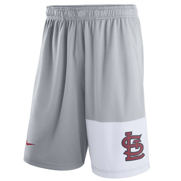 Men's St. Louis Cardinals Nike Gray Dry Fly Shorts