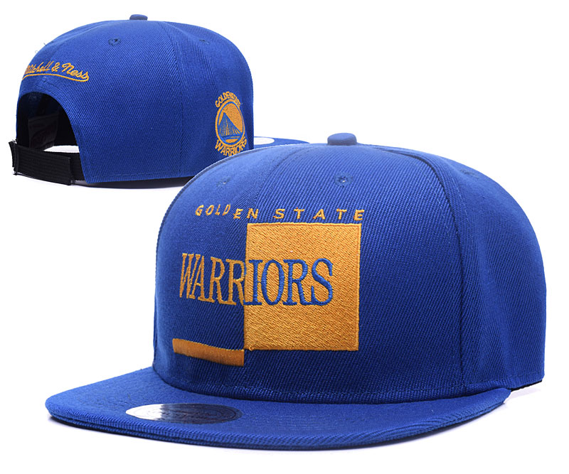 Warriors Team Logo Blue Adjustable Hat GS2