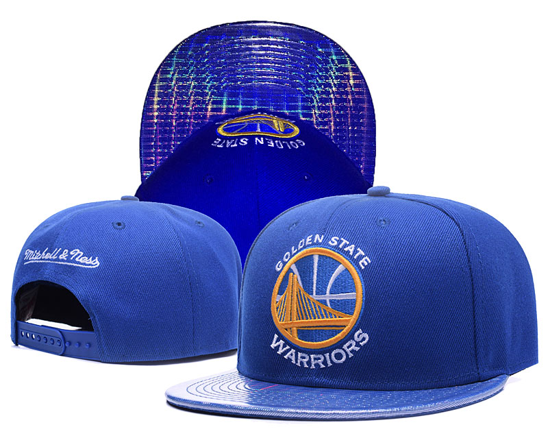 Warriors Team Logo Blue Adjustable Hat GS3