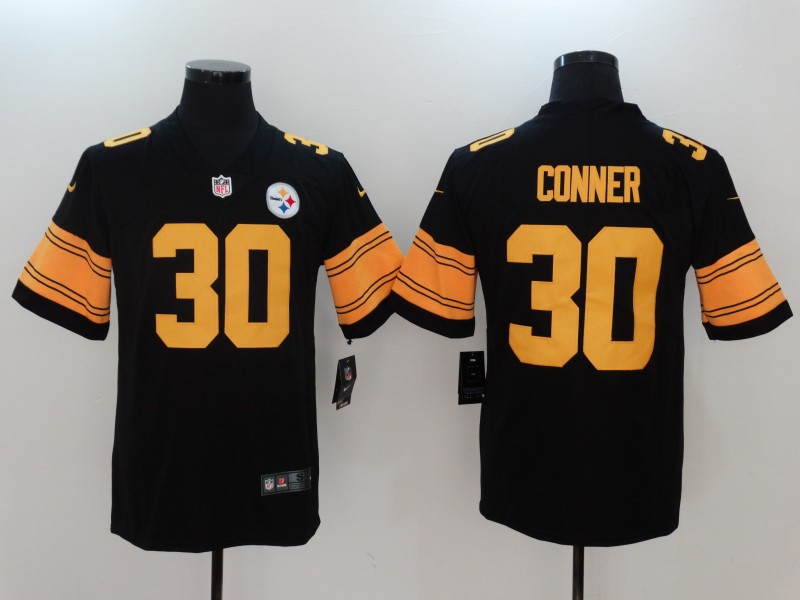 Nike Steelers 30 James Conner Black Youth Color Rush Limited Jersey