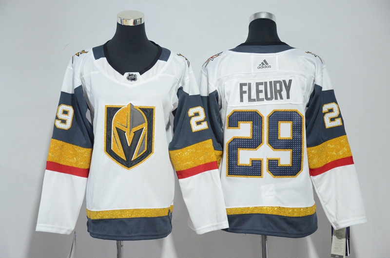 Vegas Golden Knights 29 Marc-Andre Fleury White Youth Adidas Jersey