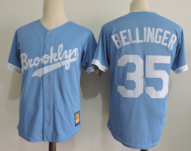 Dodgers 35 Cody Bellinger Blue Cooperstown Collection Throwback Jersey