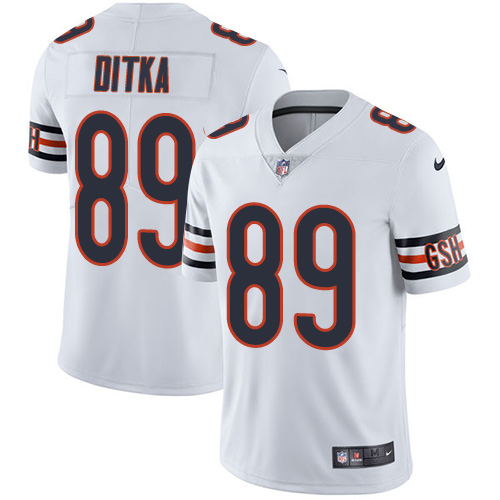 Nike Bears 89 Mike Ditka White Youth Vapor Untouchable Player Limited Jersey