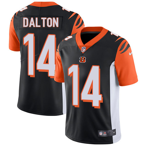 Nike Bengals 14 Andy Dalton Black Youth Vapor Untouchable Player Limited Jersey