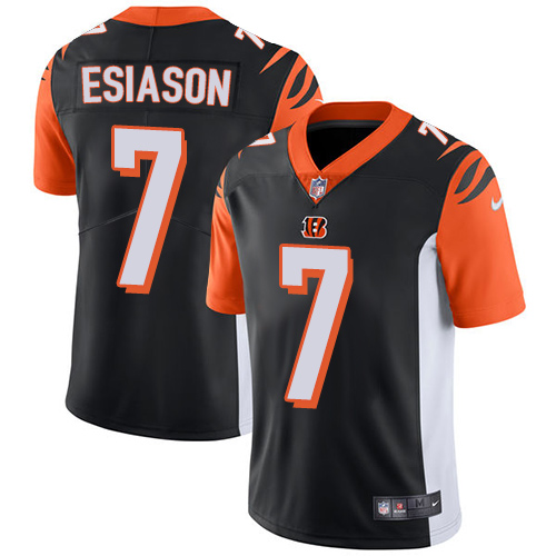 Nike Bengals 7 Boomer Esiason Black Youth Vapor Untouchable Player Limited Jersey