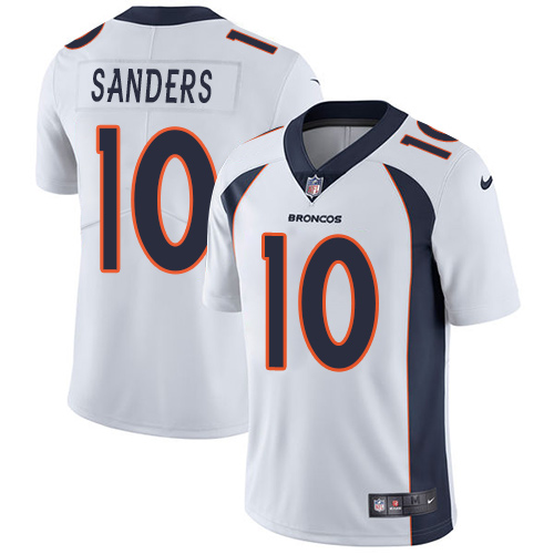 Nike Broncos 10 Emmanuel Sanders White Youth Vapor Untouchable Player Limited Jersey
