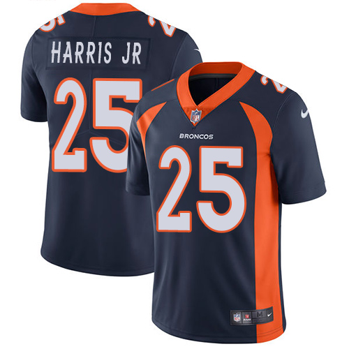 Nike Broncos 25 Chris Harris Jr Navy Youth Vapor Untouchable Player Limited Jersey