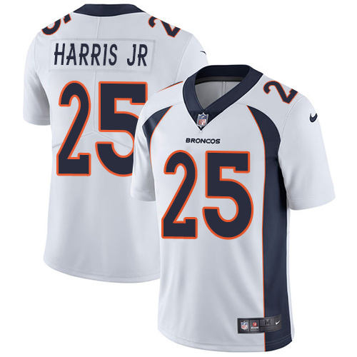 Nike Broncos 25 Chris Harris Jr White Youth Vapor Untouchable Player Limited Jersey