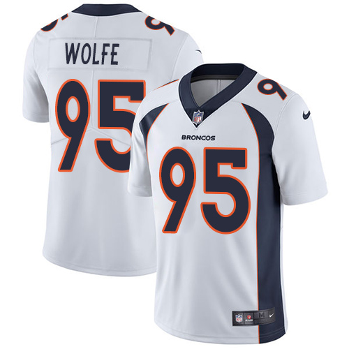 Nike Broncos 95 Derek Wolfe White Youth Vapor Untouchable Player Limited Jersey