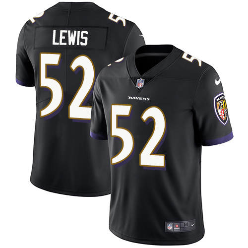 Nike Ravens 52 Ray Lewis Black Youth Vapor Untouchable Player Limited Jersey