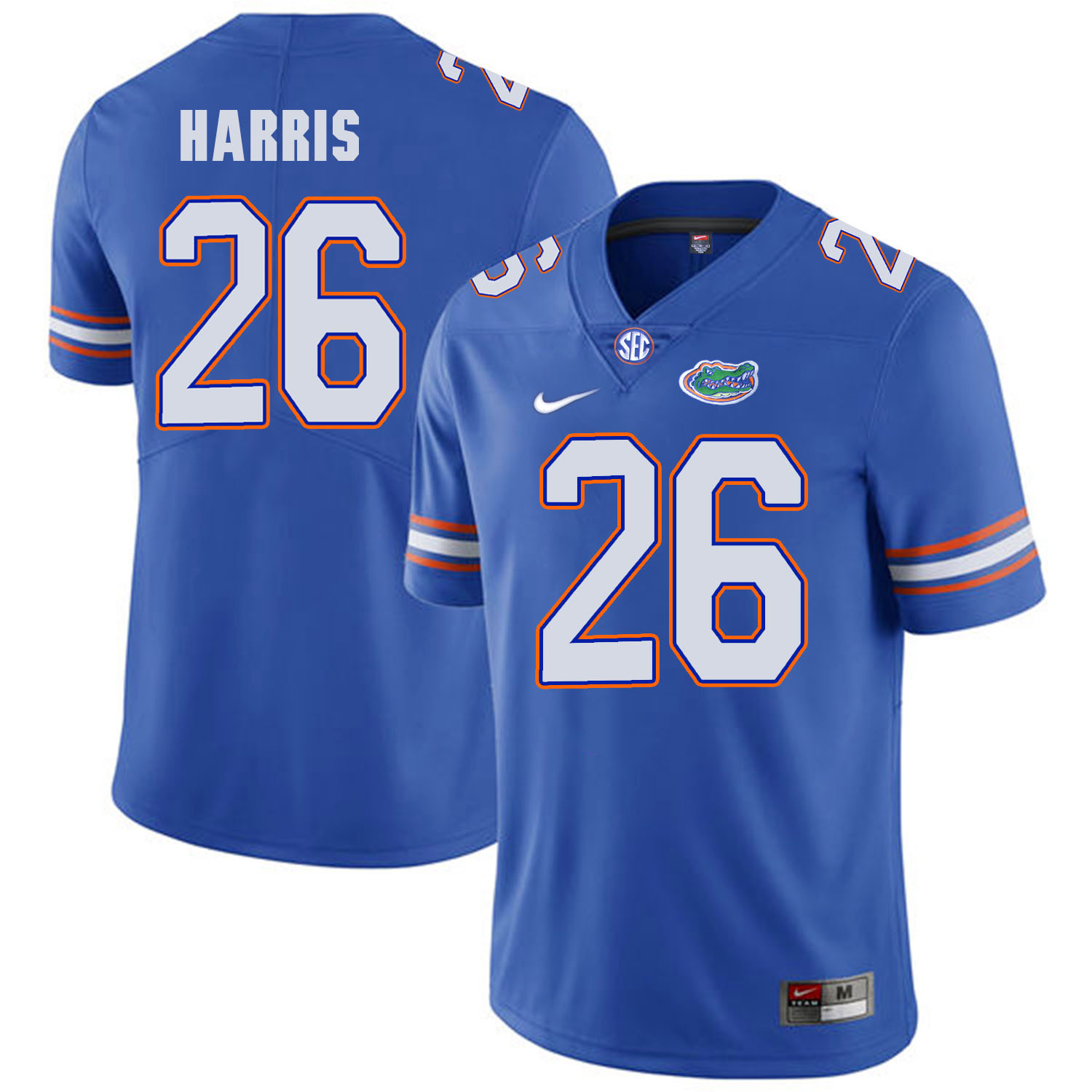 Florida Gators 26 Marcell Harris Blue College Football Jersey