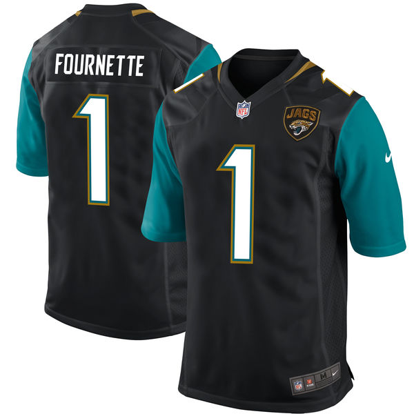 Nike Jacksonville Jaguars Leonard Fournette Black 2017 Draft Pick Elite Jersey