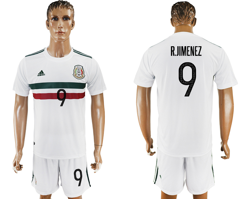 2017-18 Mexico 9 R.JIMENEZ Away Soccer Jersey