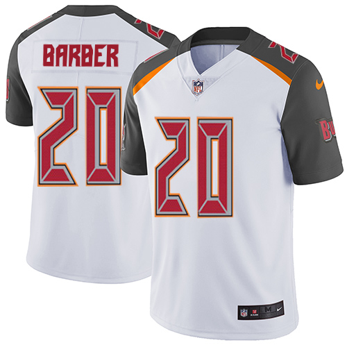 Nike Buccaneers 20 Ronde Barber White Youth Vapor Untouchable Player Limited Jersey