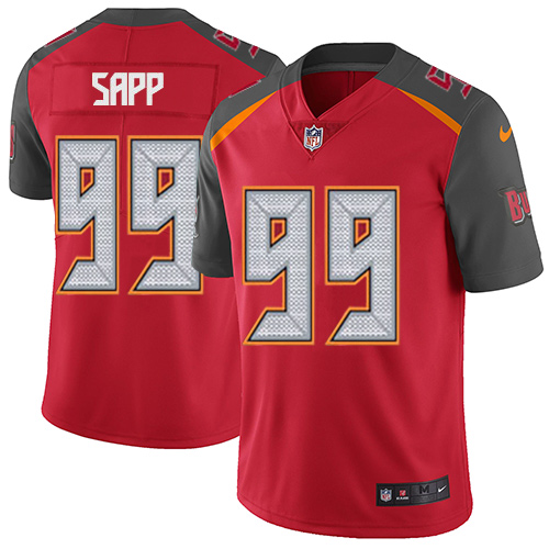 Nike Buccaneers 99 Warren Sapp Red Youth Vapor Untouchable Player Limited Jersey