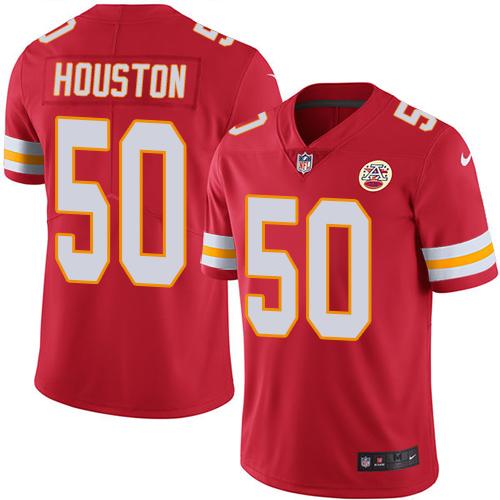 Nike Chiefs 50 Justin Houston Red Vapor Untouchable Player Limited Jersey