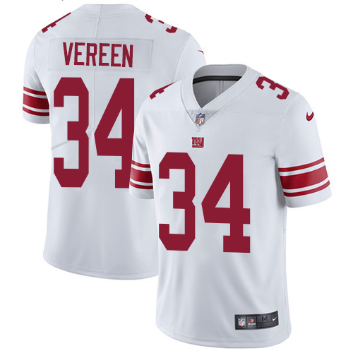 Nike Giants 34 Shane Vereen White Vapor Untouchable Player Limited Jersey