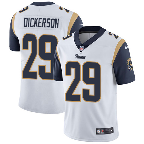 Nike Rams 29 Eric Dickerson White Youth Vapor Untouchable Player Limited Jersey