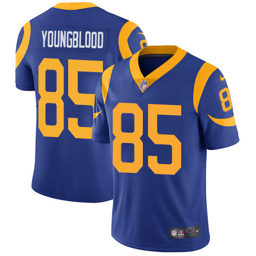 Nike Rams 85 Jack Youngblood Royal Youth Vapor Untouchable Player Limited Jersey