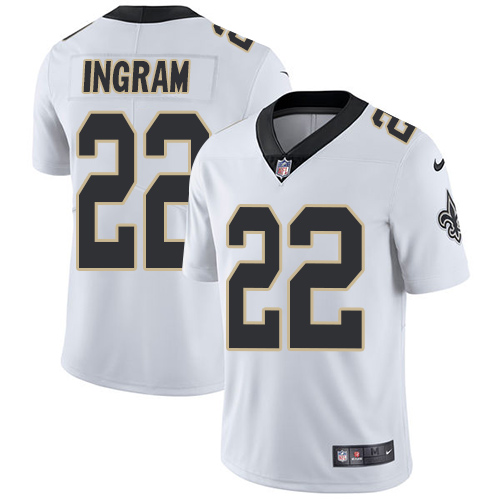 Nike Saints 22 Mark Ingram Jr. White Vapor Untouchable Player Limited Jersey