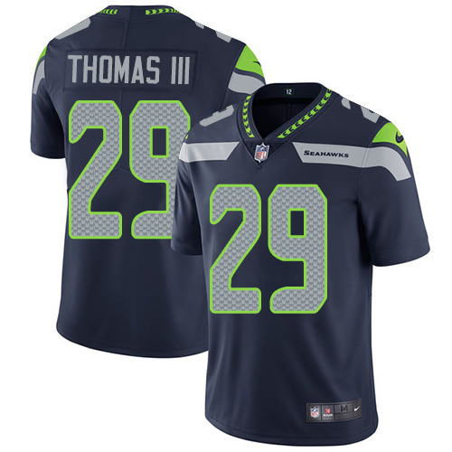 Nike Seahawks 29 Earl Thomas III Navy Vapor Untouchable Player Limited Jersey