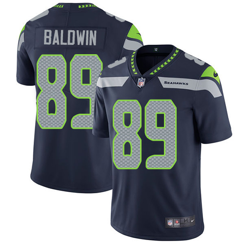 Nike Seahawks 89 Doug Baldwin Navy Youth Vapor Untouchable Player Limited Jersey