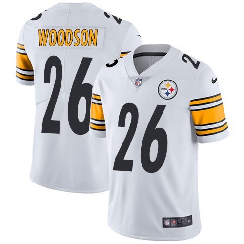 Nike Steelers 26 Rod Woodson White Vapor Untouchable Player Limited Jersey