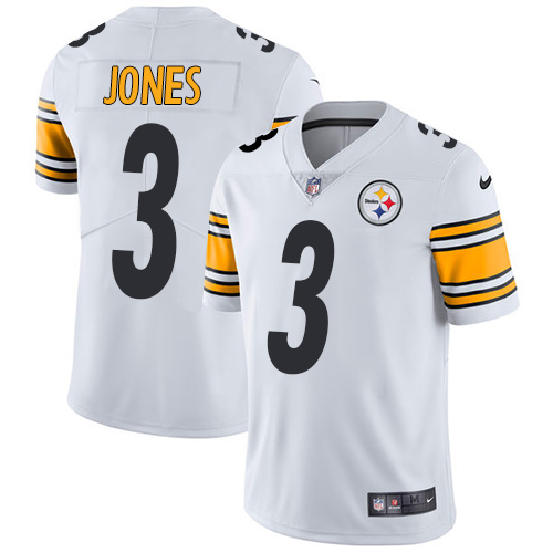 Nike Steelers 3 Landry Jones White Vapor Untouchable Player Limited Jersey