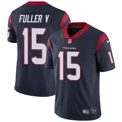 Nike Texans 15 Will Fuller V Navy Youth Vapor Untouchable Player Limited Jersey