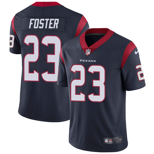 Nike Texans 23 Arian Foster Navy Youth Vapor Untouchable Player Limited Jersey