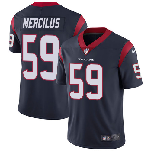 Nike Texans 59 Whitney Mercilus Navy Youth Vapor Untouchable Player Limited Jersey