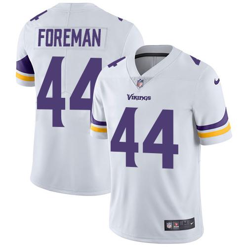 Nike Vikings 44 Chuck Foreman White Youth Vapor Untouchable Player Limited Jersey