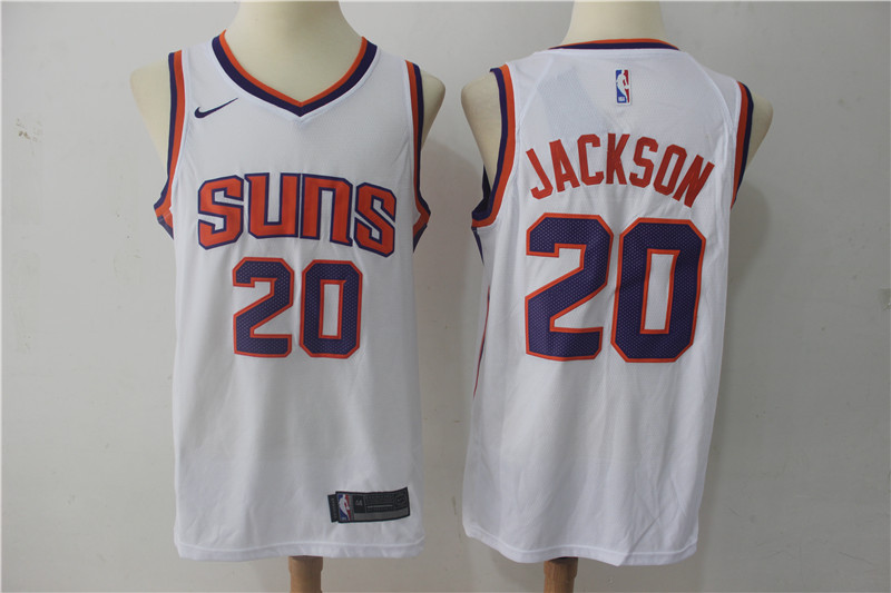 Suns 20 Josh Jackson White Nike Swingman Jersey(Without The Sponsor Logo)