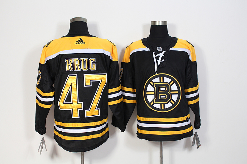 Bruins 41 Torey Krug Black Adidas Jersey