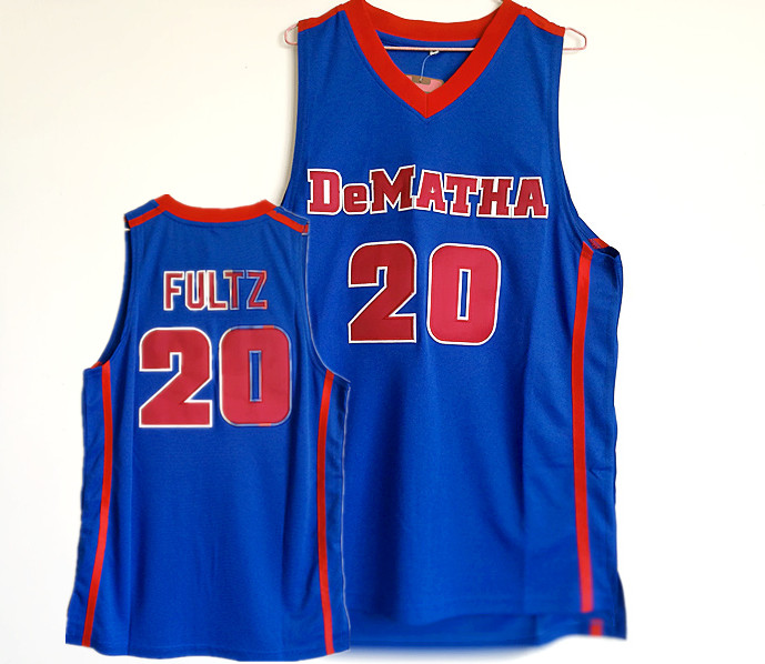 DeMatha Stags 20 Markelle Fultz Blue College Basketball Jersey