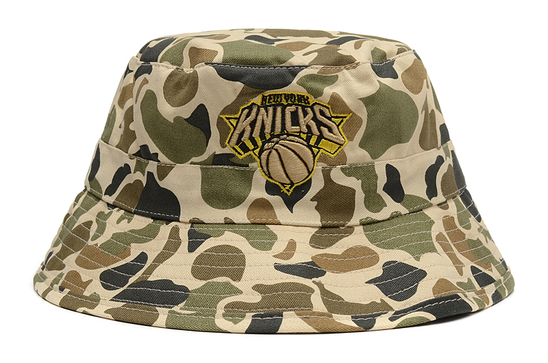 Knicks Team Logo Camo Wide Brim Hat LX
