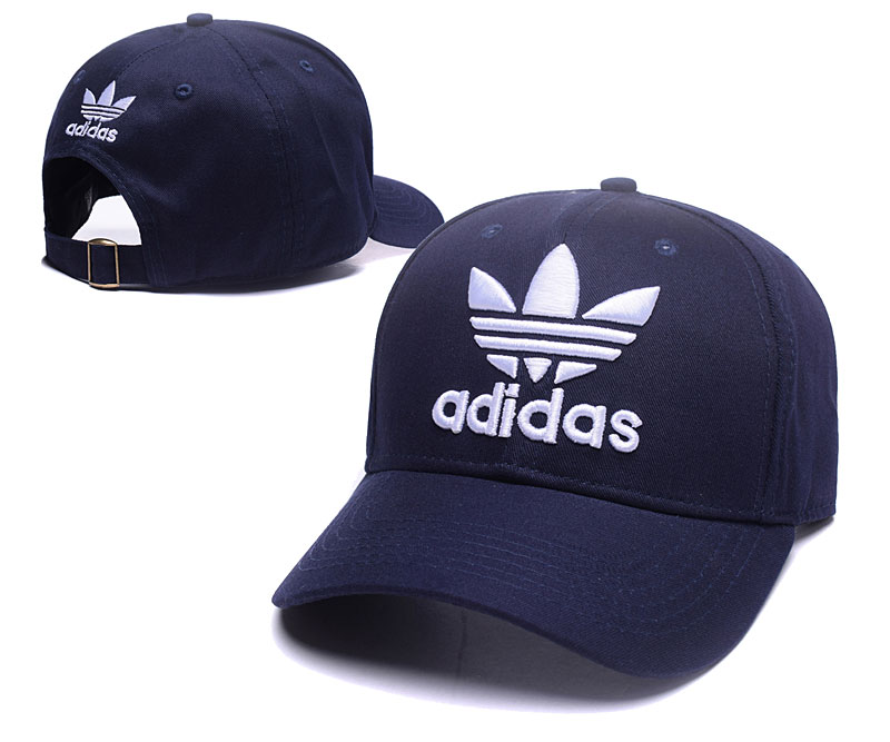 Adidas Logo Navy Fashion Adjustable Hat GS2